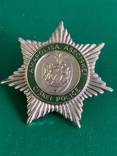 South African Police Cap Badge Rustys