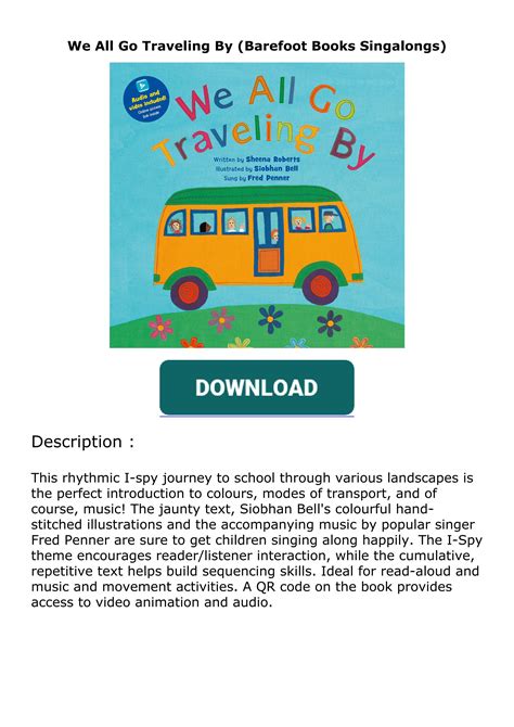 Pdf ️download⚡️ We All Go Traveling By Barefoot Books Singalongs By