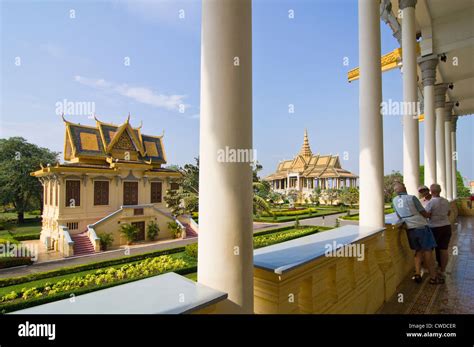 Horizontal View Of The Moonlight Pavilion And Surrounding Gardens From