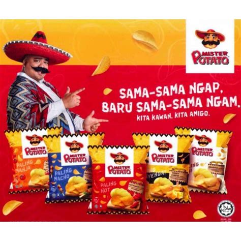 Mamee Mister Potato Chips 50g Shopee Malaysia