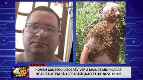 HOMEM SOBREVIVER À MAIS DE MIL PICADAS DE ABELHAS FALE TUDO SE