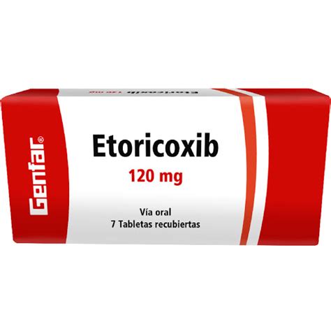 Etoricoxib Genfar Mg Caja X Tabletas