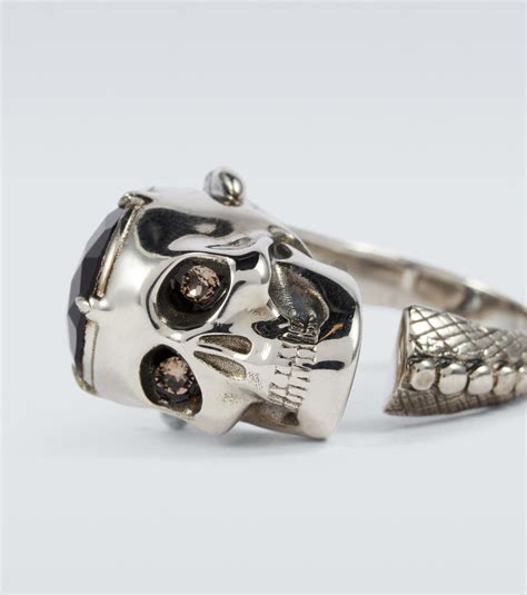 Alexander Mcqueen Victorian Skull Ring Alexander Mcqueen