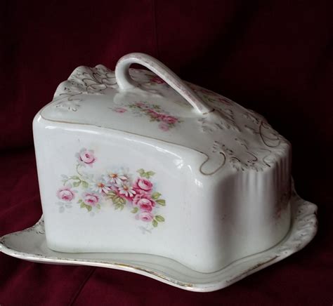 Cheese Dish Staffordshire Cheese Dish Antique Stoke On Trent