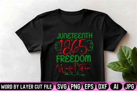 Juneteenth Freedom Wasnt Free Svg Graphic By Fancy Svg Creative