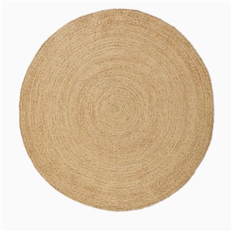 Chunky Braided Jute Round Rug | West Elm