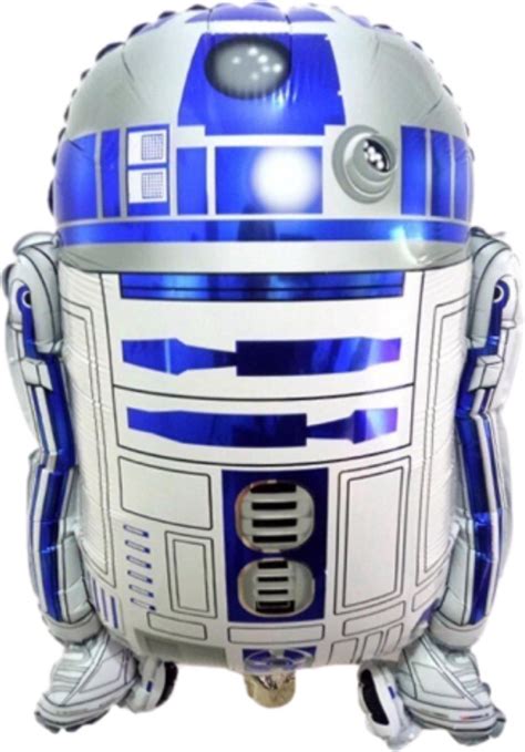 Star Wars R2D2 Ballon Inclusief Opblaasrietje Ballonnen Ballonnen