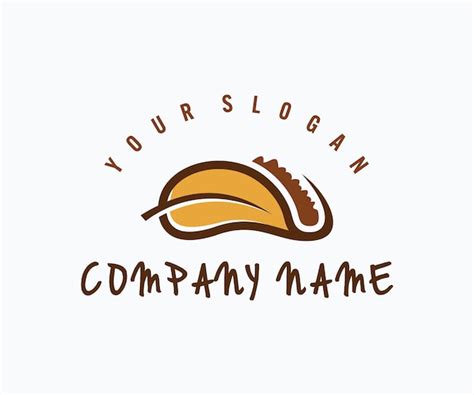 Logotipo De Verduras De Pan Vector Premium
