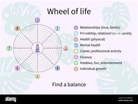 Life Balance Wheel Worksheet