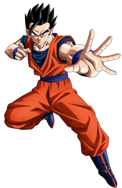 Gohan Ssj1 Renderpng Personajes De Dragon Ball Dibujos Dragones