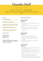 Assistant Chef Resume Examples and Templates