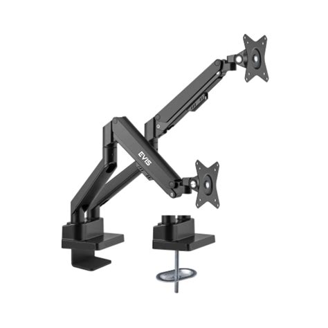 Evis Solid Steel Single Dual Monitor Arm Compatible With To