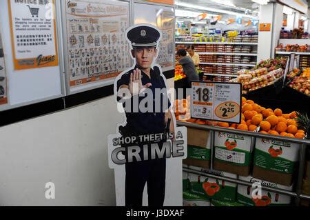 shop theft   crime sign singapore stock photo alamy