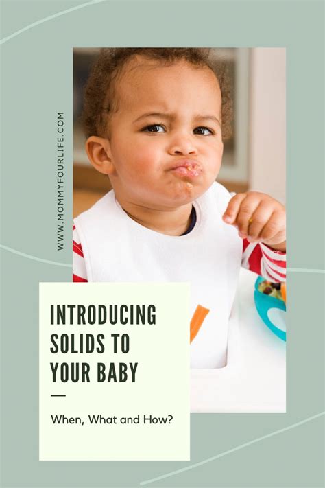 Introducing Solids To Your Baby When What How Cool Baby Stuff