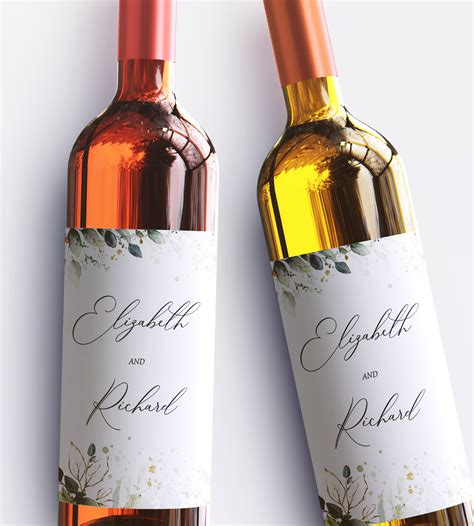 Template For Bottle Labels - Sfiveband.com