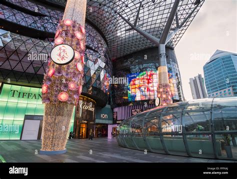 Entrance Of The Ion Orchard Shopping Mall On Orchard Rd Singapore