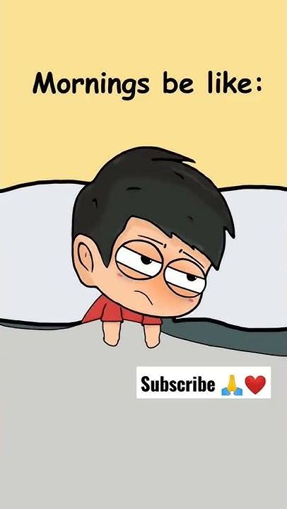 This Happens To Me Every Morning Shorts Funny Morning Cartoon