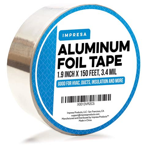 Buy Impresa Aluminum Foil Tape For Sealing And Patching Hot And Cold