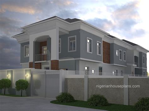 Nigeria House Plans 4 Bedroom Duplex 2 NIGERIAN HOUSE PLANS