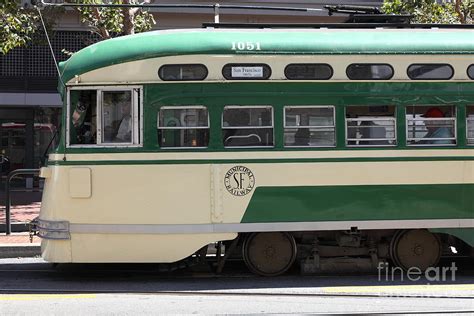 San Francisco Vintage Streetcar On Market Street 5d17973 Photograph