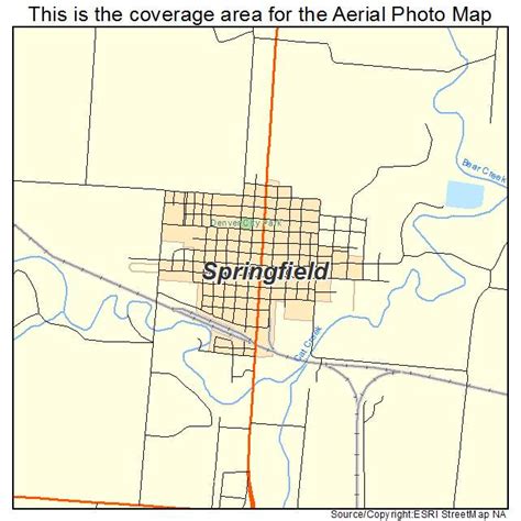 Aerial Photography Map Of Springfield Co Colorado