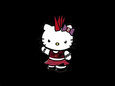 Punk Rock Hello Kitty Japanese Bobtail Kitty