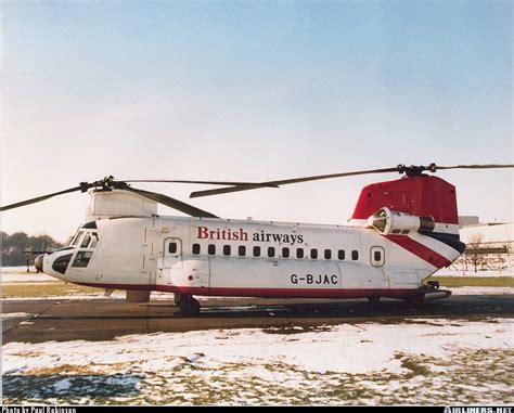 Boeing Vertol 234lr British Airways Helicopters Aviation Photo