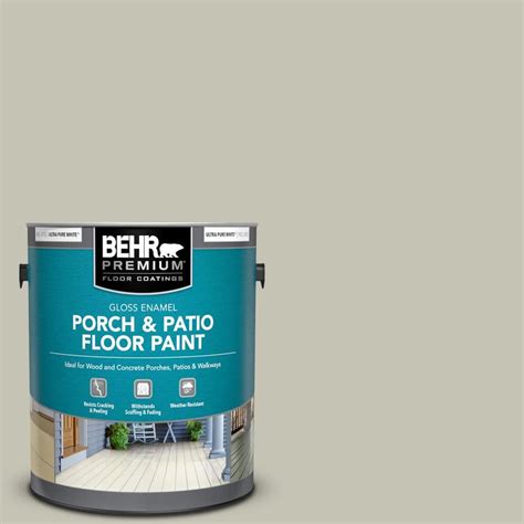 BEHR PREMIUM 1 Gal BNC 04 Comforting Gray Gloss Enamel Interior