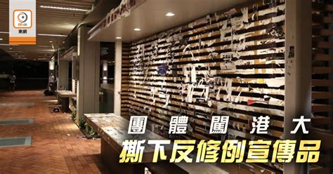 團體闖港大 撕連儂牆反修例宣傳品｜即時新聞｜港澳｜oncc東網