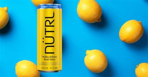 NÜtrl Vodka Seltzer Review Classic Lemonade Seltzer Nation