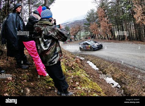 Monte Carlo Monaco Nd January Wrc Monte Carlo Rally Stage