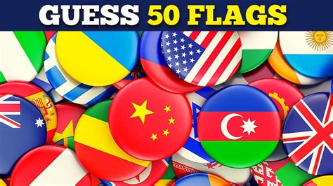 Guess And Learn 50 Flags Of The World🌍⚡ 50 Countries Guess The Flag Quiz Ultimate Flag Quiz