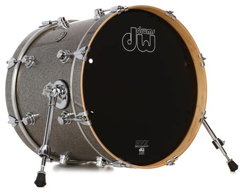 Dw Performance Series Bass Drum 14 X 18 Titanium Sparkle Finishply Sweetwater