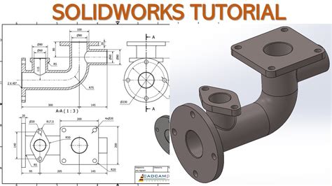 Solidworks Tutorial D Model Basic Beginners Cad Cam Tutorial