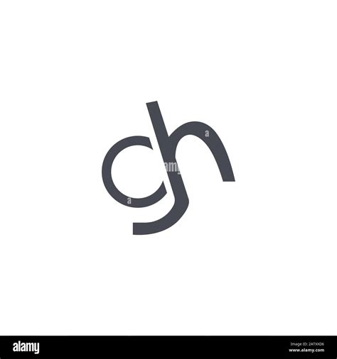 Mod Les De Vecteur De Logo Gh Ou Hg De La Lettre Initiale Image