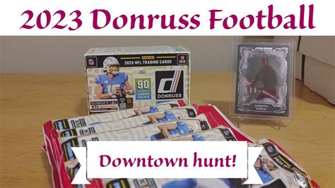 Downtown Hunting 2023 Donruss Football Fat Packs YouTube