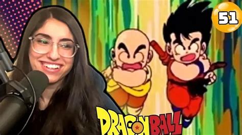 GOKU AND KRILLIN FIGHT TOGETHER DRAGON BALL Episode 51 REACTION DB