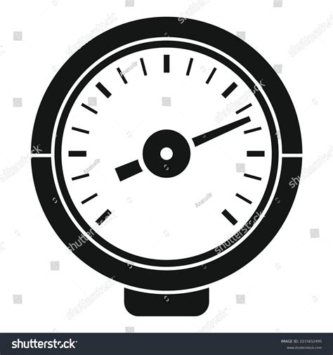 Air Manometer Icon Simple Vector Gas Stock Vector Royalty Free