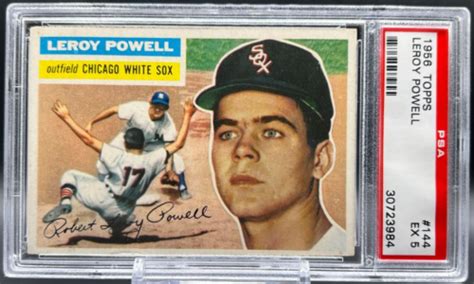 1956 Topps Gray Back 144 Leroy Powell RC For Sale Online EBay