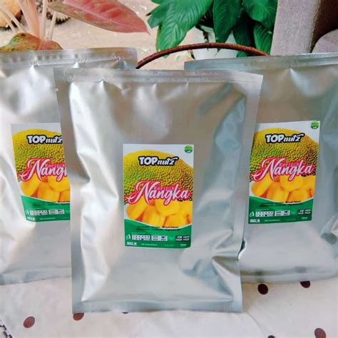 Jual Keripik Buah Kemasan Ekonomis Gram Nangka Salak Apel