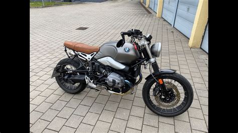 Bmw R Ninet Scrambler Heckumbau Kennzeichenhalter Wunderlich Low Stripe