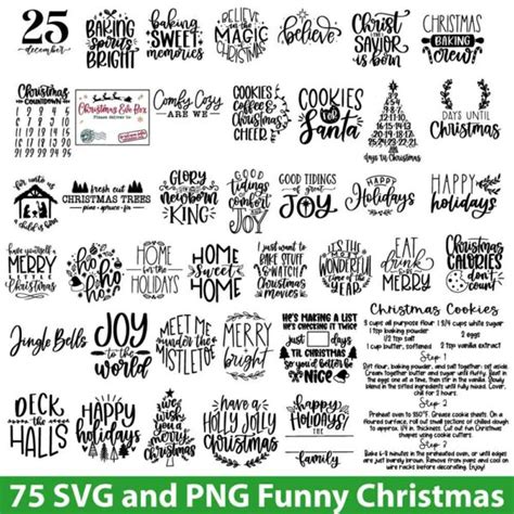 Funny Christmas Svg Bundle Christmas Svg Christmas Quote