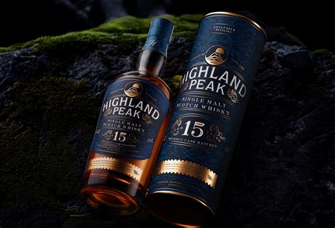 Brand Identity And Packaging Design For Highland Peak Single Malt