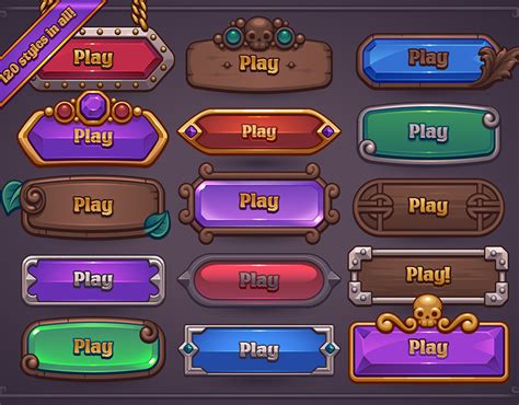 Ultimate Casual Game Ui Kit And Game Peices Behance