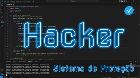 CURSO PYTHON COMPLETO E GRATUITO HACKER SISTEMA DE PROTEÇÃO CONTRA