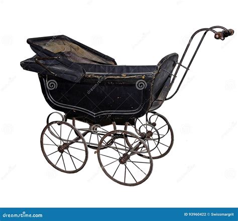 Vintage Baby Carriage stock photo. Image of grunge, material - 93960422