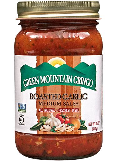 Roasted Garlic Salsa Green Mountain Gringo