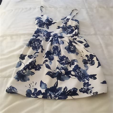 Monteau Dresses Monteau Dress Blue And White Poshmark