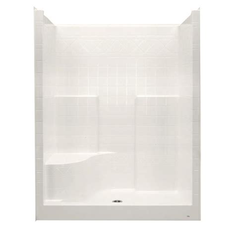 Aquatic Everyday 60 In X 36 In X 79 In 1 Piece Shower Stall With