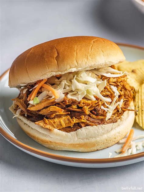 Easy Crockpot Bbq Chicken Recipe Belly Full